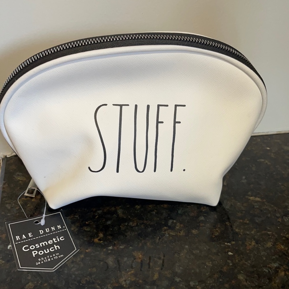 Rae Dunn - STUFF - cosmetic pouch